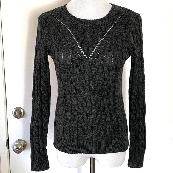 Hippie Rose Cable Sweater - Picture 1 of 4